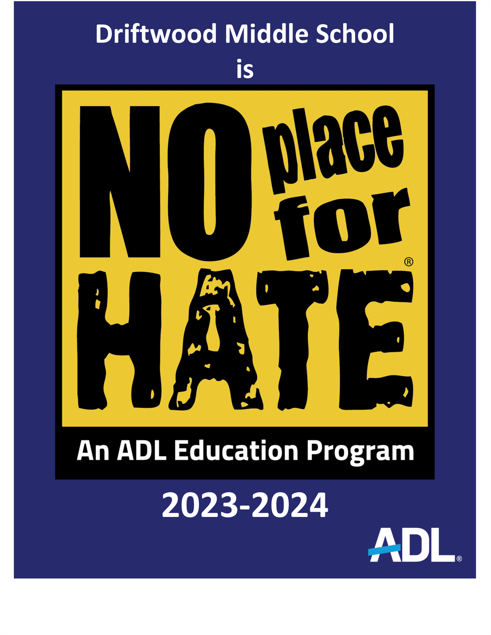 No place for hate